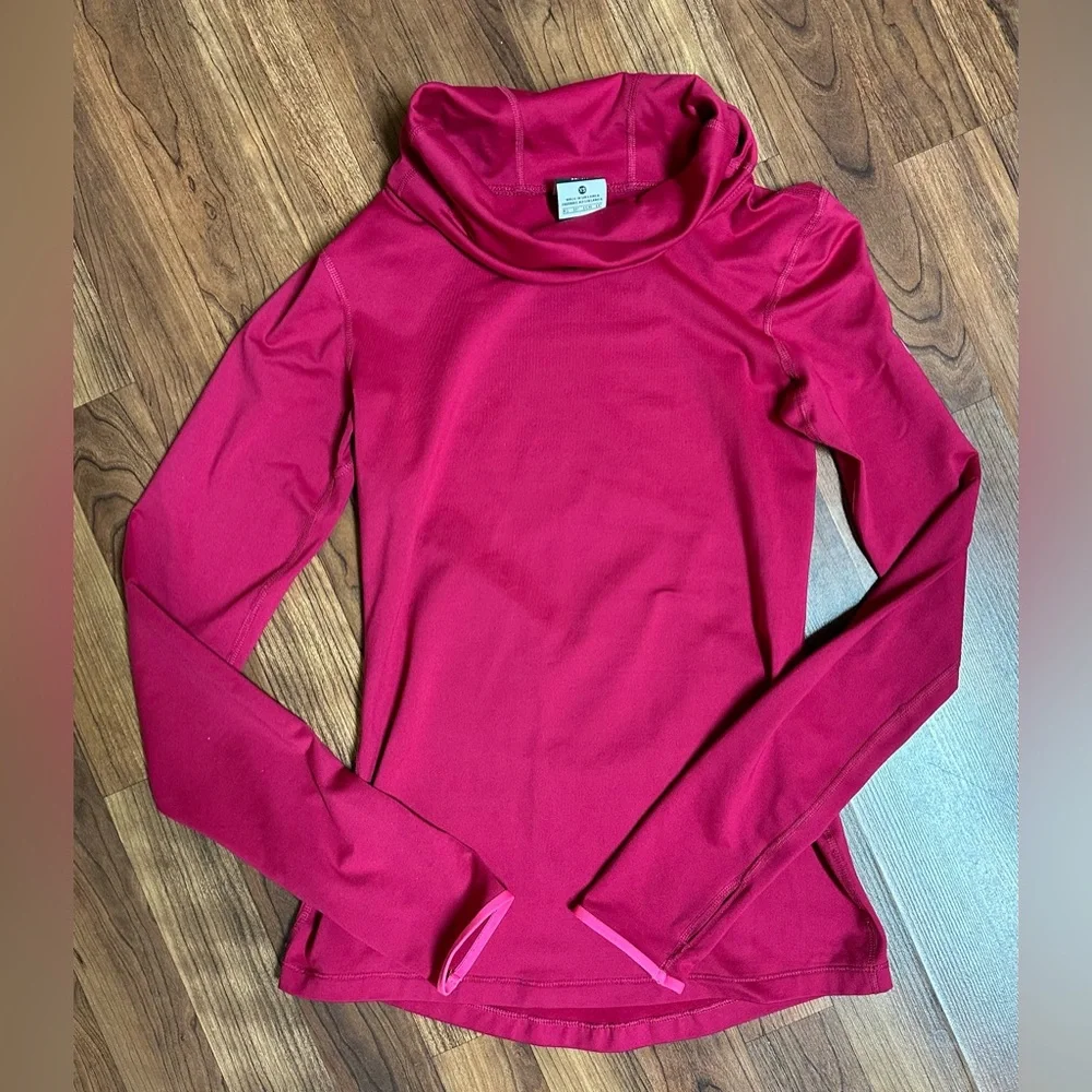 Nike Pro Dri Fit Pink Turtleneck Workout Top Size XS Excellent Condition